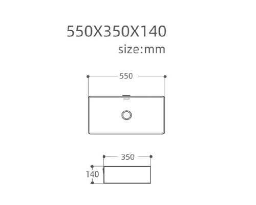 Раковина-чаша Aquanet Perfect-3-MB 55 273676 Черная матовая