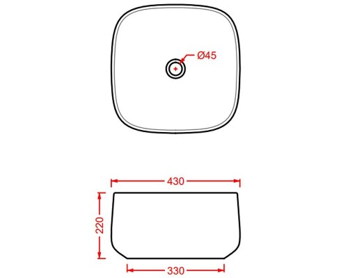 Раковина-чаша Artceram Cognac 43 COL006 42 00 Petrolio