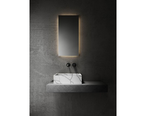 Раковина-чаша Abber Blitz 40 AS2502GB Белый мрамор