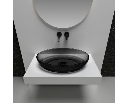 Раковина-чаша Abber Kristall 60 AT2801Onyx Черная