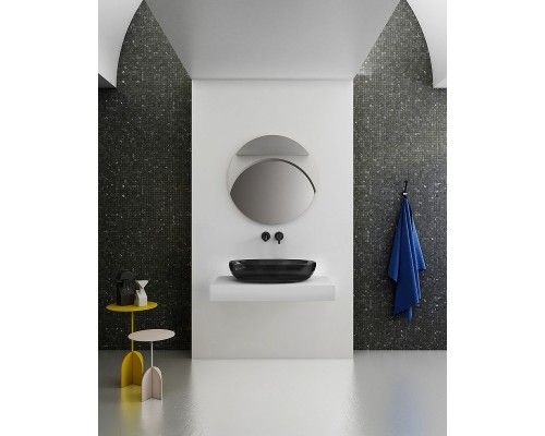 Раковина-чаша Abber Kristall 60 AT2801Onyx Черная