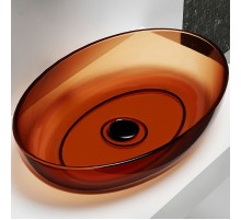 Раковина-чаша Abber Kristall 60 AT2801Opal Коричневая