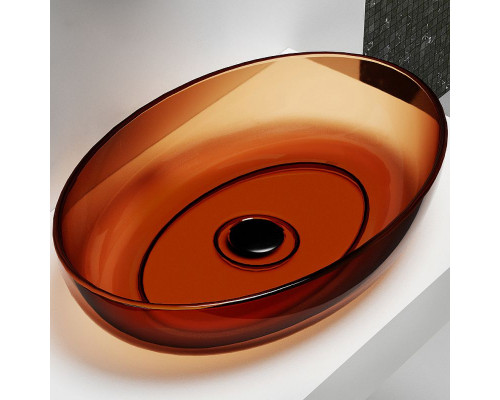 Раковина-чаша Abber Kristall 60 AT2801Opal Коричневая