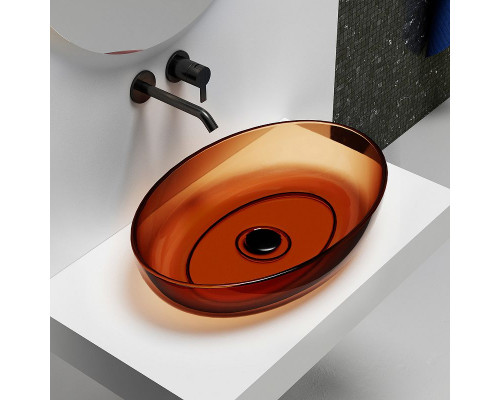 Раковина-чаша Abber Kristall 60 AT2801Opal Коричневая