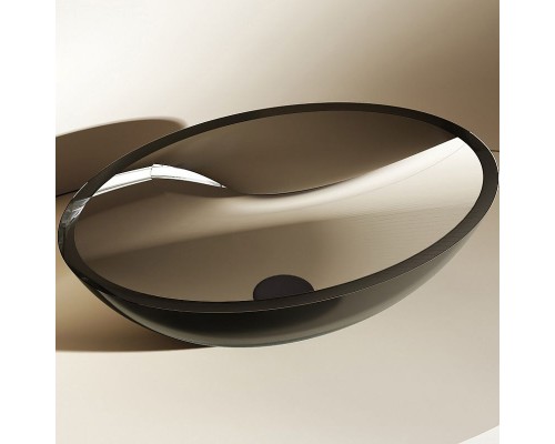 Раковина-чаша Abber Kristall 50 AT2802Onyx Черная