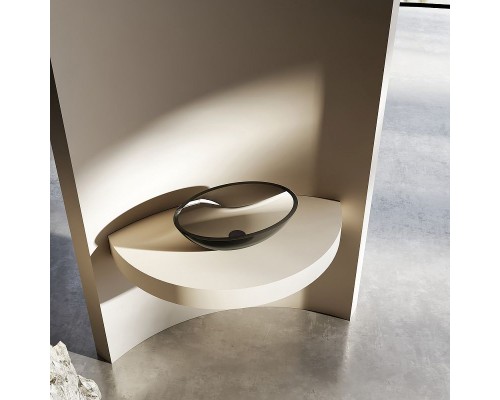 Раковина-чаша Abber Kristall 50 AT2802Onyx Черная