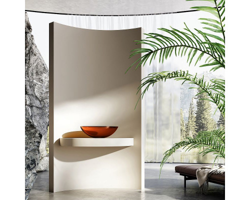 Раковина-чаша Abber Kristall 50 AT2802Opal Коричневая