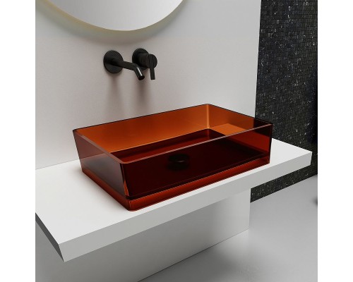 Раковина-чаша Abber Kristall 60 AT2803Opal Коричневая