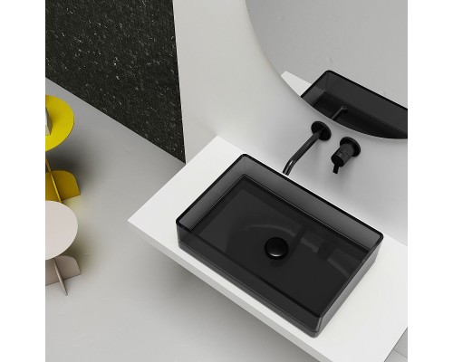 Раковина-чаша Abber Kristall 60 AT2803Onyx Черная