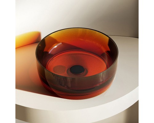 Раковина-чаша Abber Kristall 40 AT2804Opal Коричневая