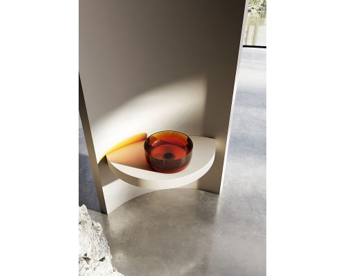 Раковина-чаша Abber Kristall 40 AT2804Opal Коричневая