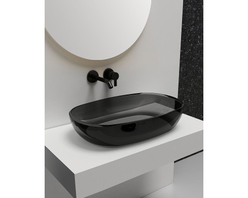 Раковина-чаша Abber Kristall 60 AT2805Onyx Черная