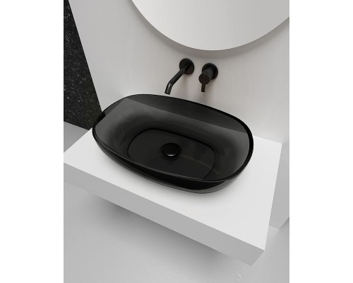 Раковина-чаша Abber Kristall 60 AT2805Onyx Черная