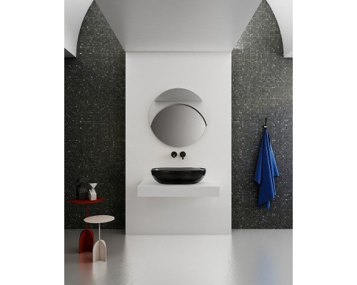 Раковина-чаша Abber Kristall 60 AT2805Onyx Черная