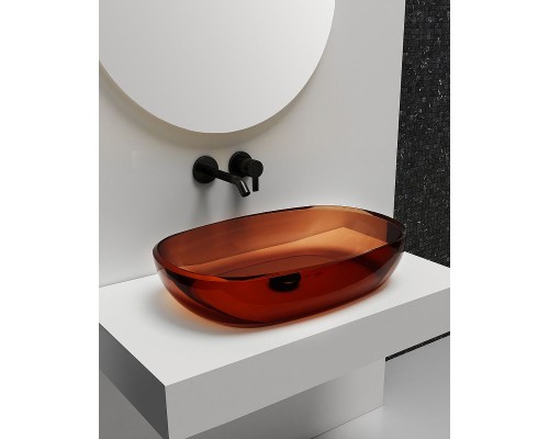 Раковина-чаша Abber Kristall 60 AT2805Opal Коричневая
