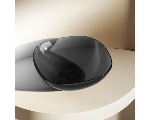 Раковина-чаша Abber Kristall 43 AT2806Onyx Черная
