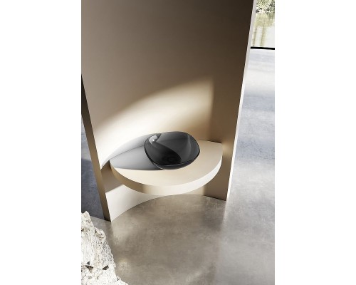 Раковина-чаша Abber Kristall 43 AT2806Onyx Черная