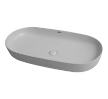 Раковина-чаша Abber Bequem 80 AC2110MLG Светло-серая матовая