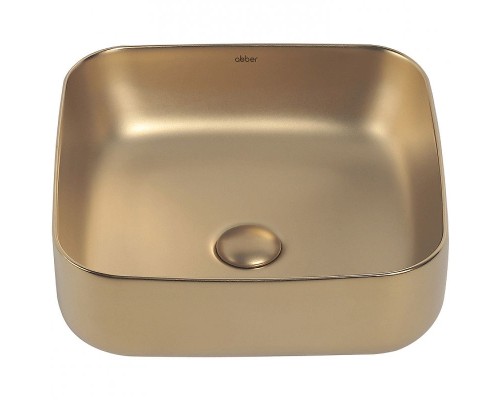 Раковина-чаша Abber Rechteck 39 AC2211MMG Золото матовое