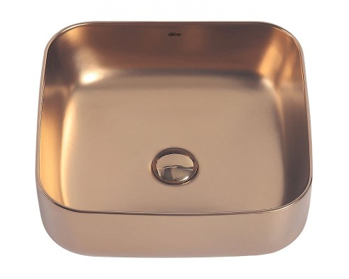 Раковина-чаша Abber Rechteck 39 AC2211MRG Розовое золото матовое