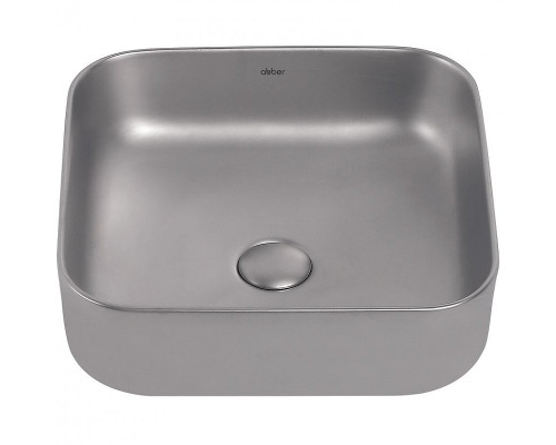 Раковина-чаша Abber Rechteck 39 AC2211MS Серебро матовое