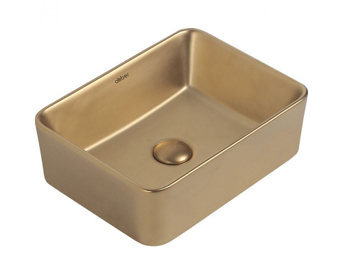 Раковина-чаша Abber Rechteck 40 AC2213MMG Золото матовое
