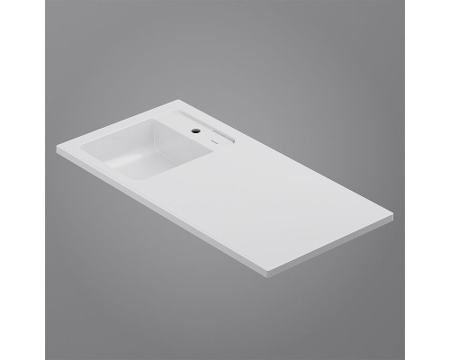 Раковина AM.PM X-Joy 100 L M85AWPL1001WG на стиральную машину Белая