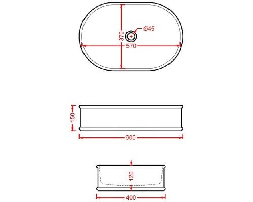 Раковина-чаша Artceram Atelier 60 ATL002 01 00 Белая