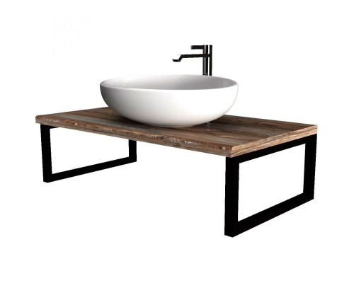 Столешница под раковину 1MarKa Grunge Loft 100 У85835 подвесная Дуб намибия