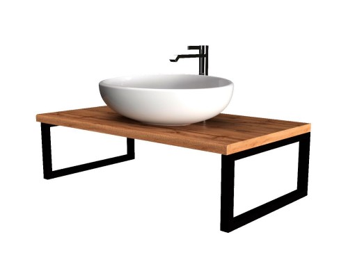 Столешница под раковину 1MarKa Grunge Loft 80 У85830 подвесная Дуб вотан