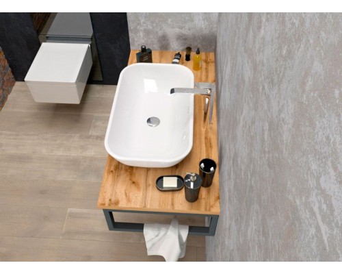 Столешница под раковину 1MarKa Grunge Loft 90 У85831 подвесная Дуб вотан