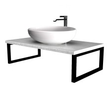 Столешница под раковину 1MarKa Grunge Loft 90 У85840 подвесная Бетон светлый