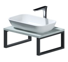 Столешница под раковину 1MarKa Grunge Loft 60 Ц0000001586 Бетон светлый