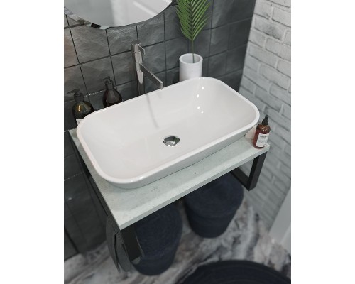 Столешница под раковину 1MarKa Grunge Loft 60 Ц0000001586 Бетон светлый