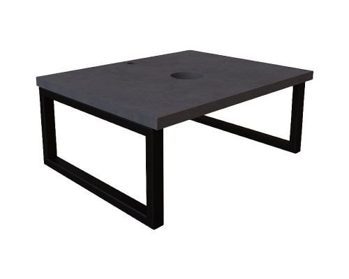 Столешница под раковину 1MarKa Grunge Loft 60 Ц0000001585 Бетон темно-серый