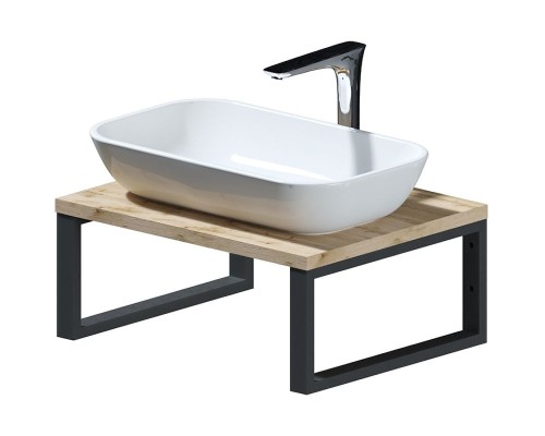 Столешница под раковину 1MarKa Grunge Loft 60 Ц0000001584 Дуб вотан