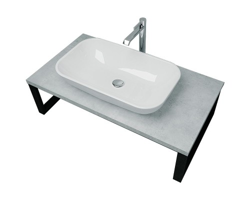 Столешница под раковину 1MarKa Grunge Loft 70 Ц0000015934 Бетон светлый