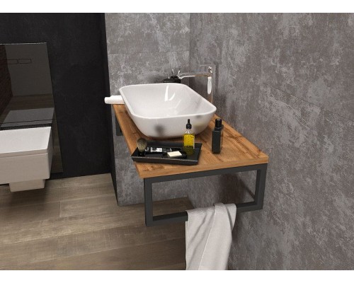 Столешница под раковину 1MarKa Grunge Loft 70 Ц0000015936 Дуб Вотан