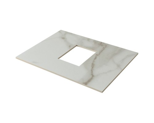 Столешница под раковину Aquanet Nova Lite 60 257607 Белый мрамор