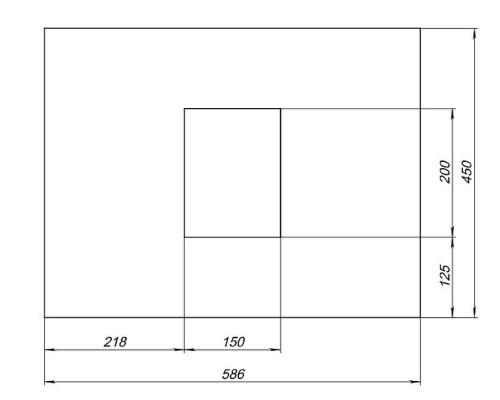 Столешница под раковину Aquanet Nova Lite 60 257607 Белый мрамор