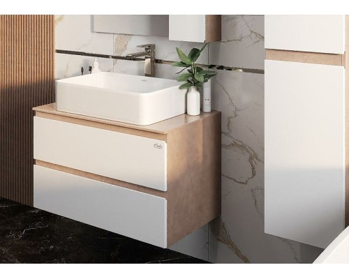 Столешница под раковину Onika Алеста 80 680001 Камень светлый