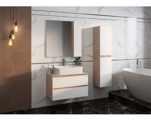 Столешница под раковину Onika Алеста 80 680001 Камень светлый