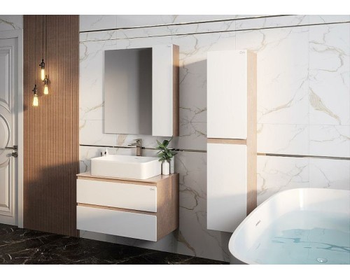 Столешница под раковину Onika Алеста 80 680001 Камень светлый