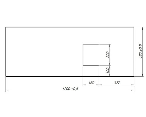 Столешница под раковину Allen Brau Infinity 120 R 1.21014.GR-S Графит структ