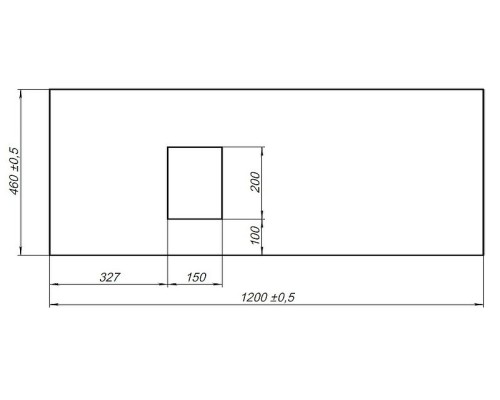 Столешница под раковину Allen Brau Infinity 120 L 1.21015.B Бежевая