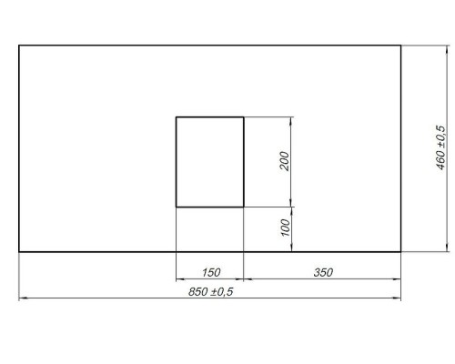 Столешница под раковину Allen Brau Infinity 85 1.21011.B-S Бежевый структ