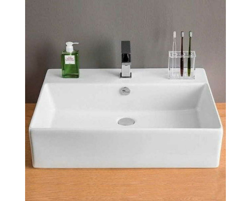 Раковина Artceram Quadro 50 QUL002 01 00 Белая глянцевая