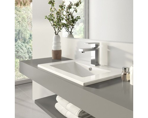 Раковина Sanita Luxe Quadro 75 QDR75SLWB01 Белая