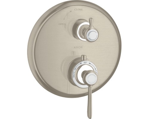 Смеситель для душа Axor Montreux 16801820 с термостатом Шлифованный никель