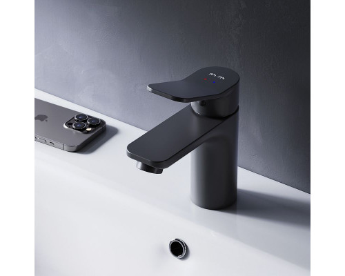 Смеситель для раковины AM.PM X-Joy F85A02122 Черный матовый